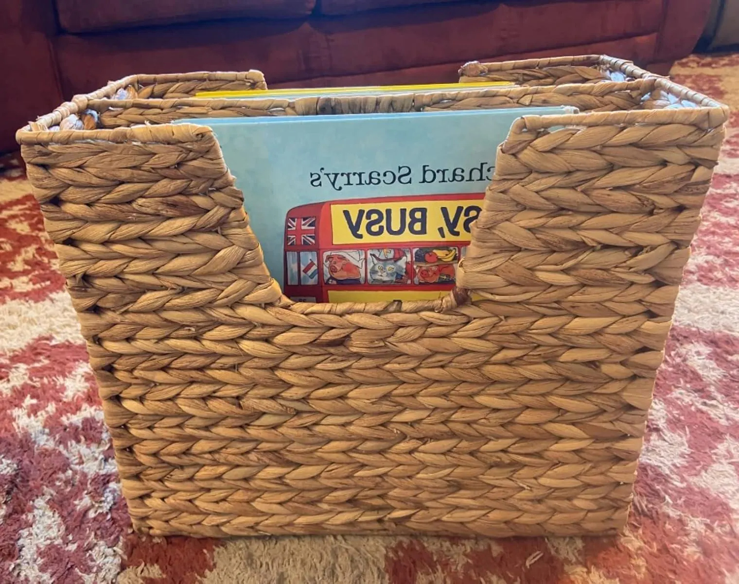 Giỏ Lục Bình Đựng Tạp Chí Handmade