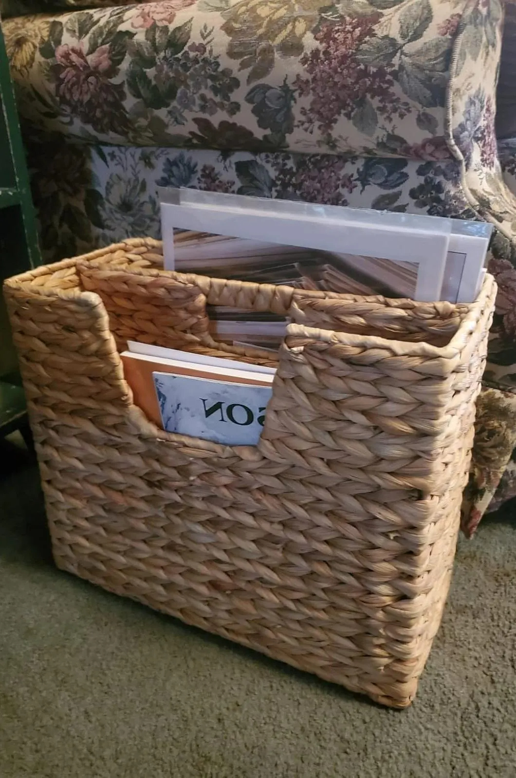 Giỏ Lục Bình Đựng Tạp Chí Handmade