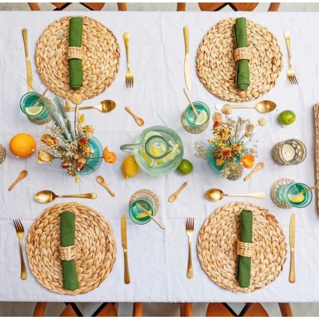 Vòng Đựng Khăn Ăn Bằng Lục Bình