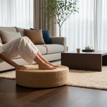 Đôn Mây Handmade Hình Tròn