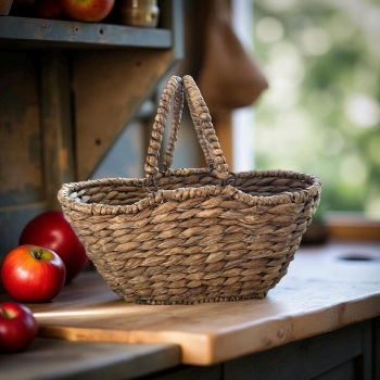 Giỏ Lục Bình Handmade Đựng Trái Cây – Nét Mộc Mạc Cho Không Gian Sống Xanh