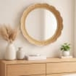 Gương Treo Tường Khung Mây Handmade