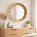 Gương Treo Tường Khung Mây Handmade