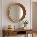 Gương Treo Tường Khung Mây Handmade