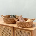 Khay Mây Đan Có Quai Handmade