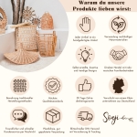 Khay Mây Đan Có Quai Handmade